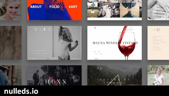 Mauna - full screen portfolio & agency theme