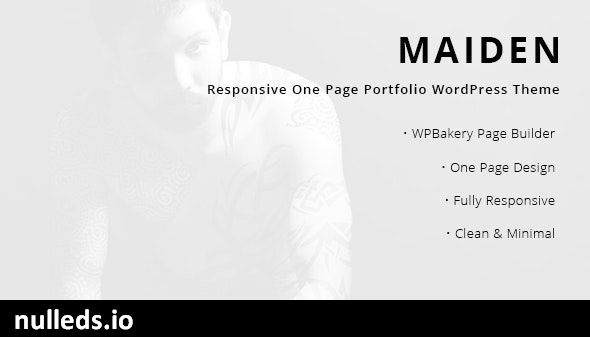 Maiden - Responsive One Page Portfolio WordPress Theme