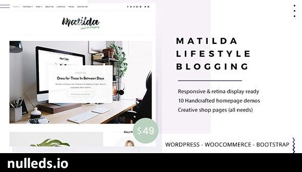 Matilda | Lifestyle Minimal WordPress Blog Theme