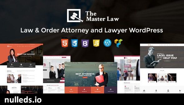 Master Law Agency And Lawyer WordPress Theme - Lawyer WP