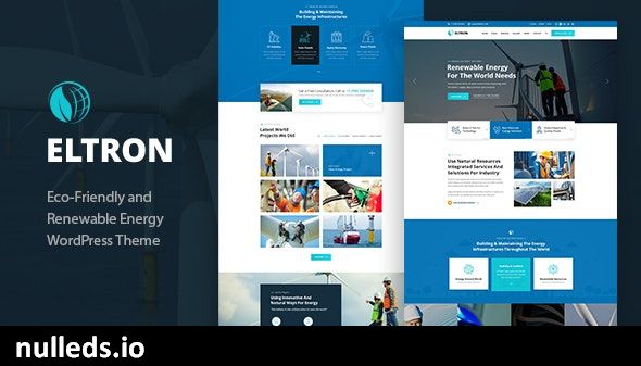 Eltron - Solar Energy WordPress Theme