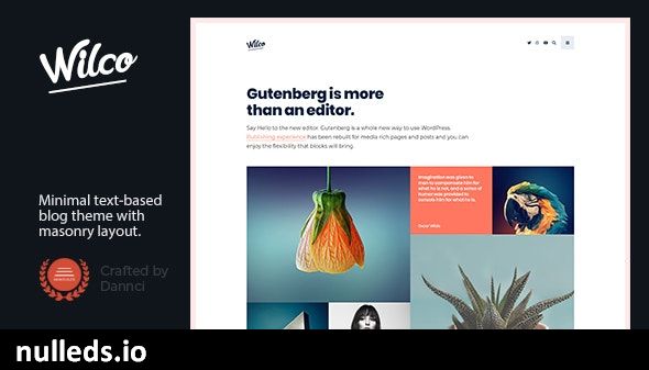 Wilco - Content Focused, Typography Blog Theme