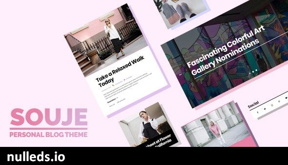 Souje - Personal WordPress Blog Theme