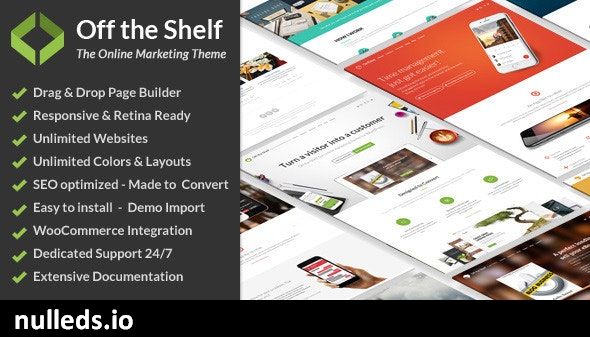 Off the Shelf - Online Marketing WordPress Theme