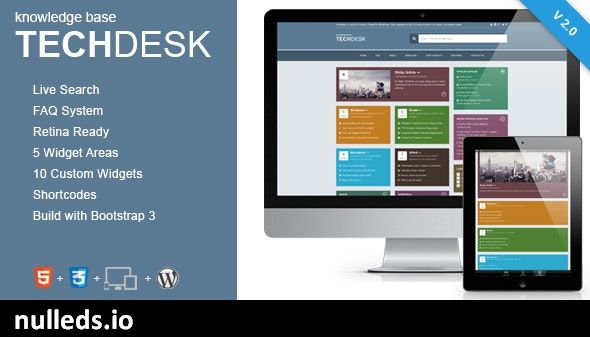 TechDesk - Responsive Knowledge Base/FAQ Theme