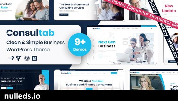 Consultab - Consulting Business & Finance WordPress Theme