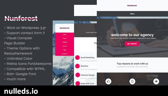 Nunforest - Multipurpose WP theme