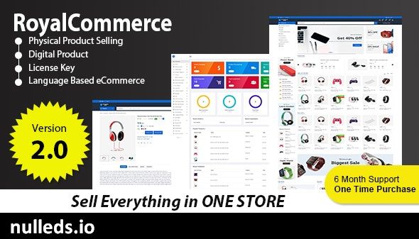 RoyalCommerce - Laravel Ecommerce System with Physical and Digital Product Selling