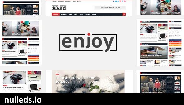 Enjoy - WordPress Magazine and Blog Theme