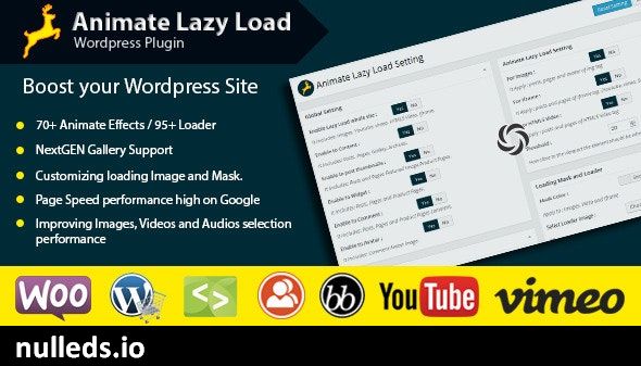 Animate Lazy Load WordPress Plugin