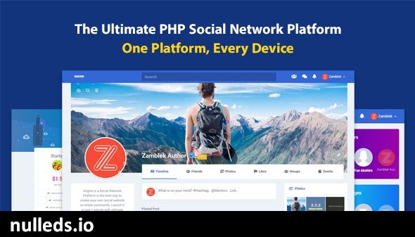 Sngine - The Ultimate PHP Social Network Platform