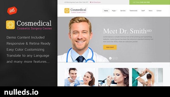 Cosmedical - Health & Medical WordPress Theme