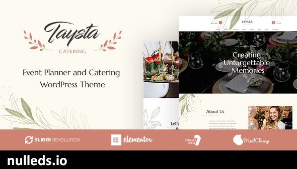 Taysta - Wedding Event Planning WordPress Theme