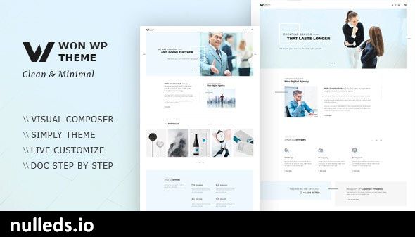 WON Creative Minimal WordPress Theme