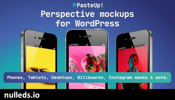 PasteUp! - Perspective mockups for WordPress