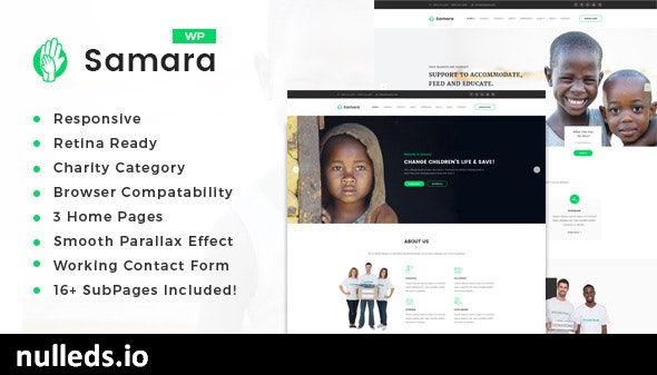 Samara - Charity/Fundraising WordPress Theme