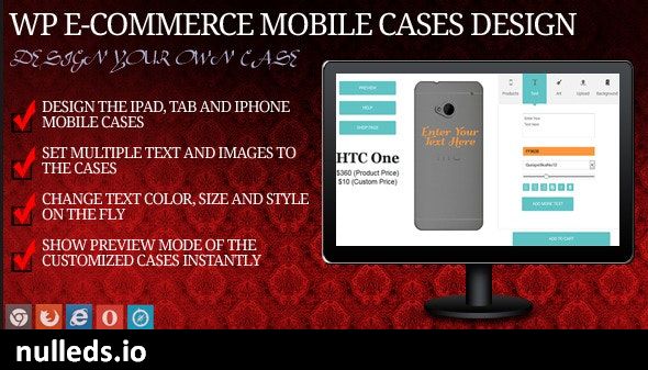 Mobile Case Design for WP eCommerce