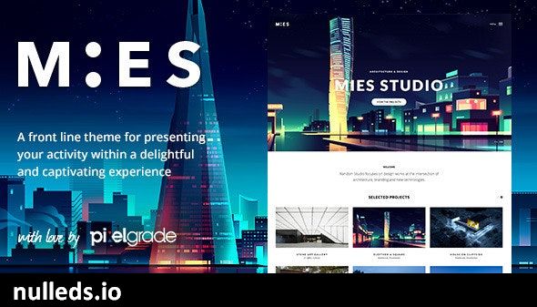 MIES - An Avant-Garde Architecture WordPress Theme