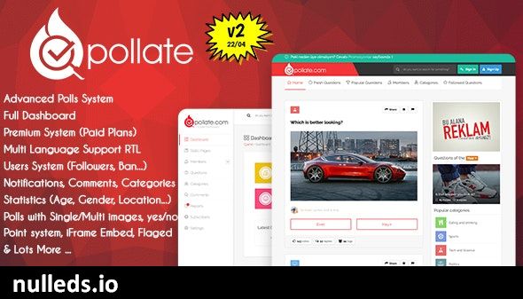 Pollate - Premium Polls and Voting Platform
