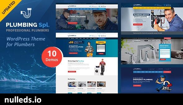 Plumbing Spl - Plumber WordPress Theme