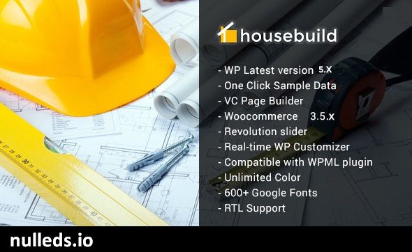 Housebuild - WordPress Construction Business Theme