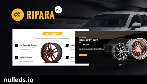 Ripara - Auto Repair & Car WooCommerce WordPress Theme