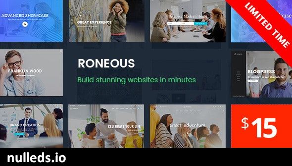 Roneous - Creative Multi-Purpose WordPress Theme