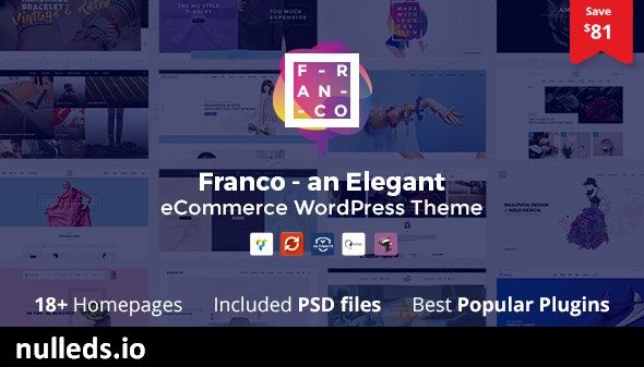 Franco - Elegant WooCommerce WordPress Theme