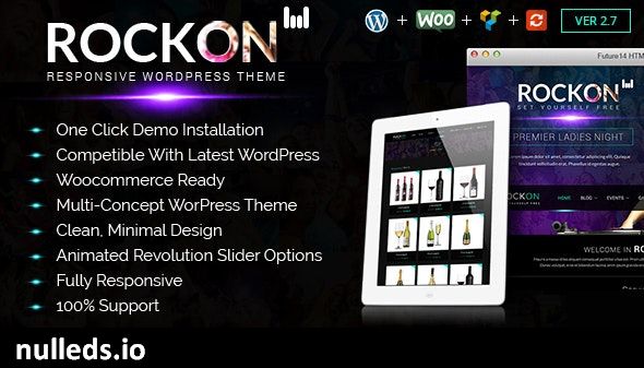 Rockon - Night Club WordPress Theme