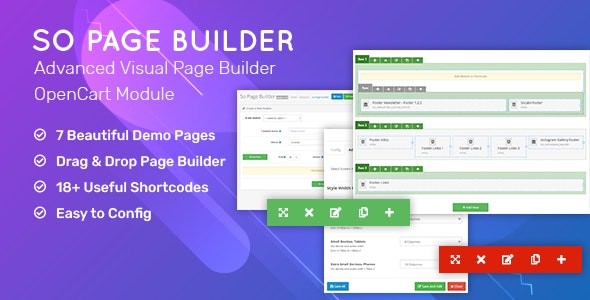 So Page Builder -  Responsive OpenCart 3.0.x & OpenCart 2.x  Page Builder Module