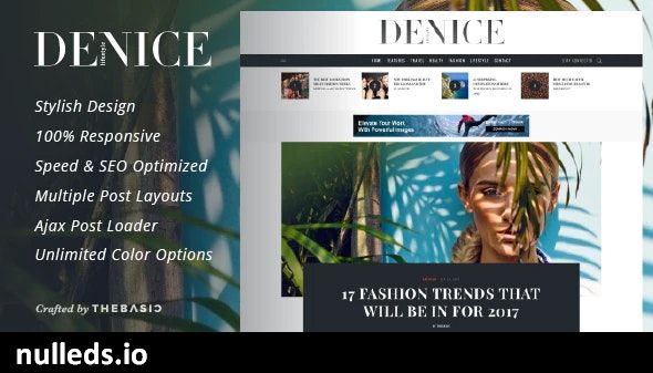 Denice - A Responsive WordPress Blog Theme