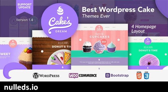 Cake Dream - Responsive Wordpress Woocommerce Theme