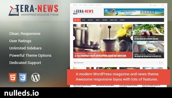 TeraNews - Responsive WordPress Magazine Theme