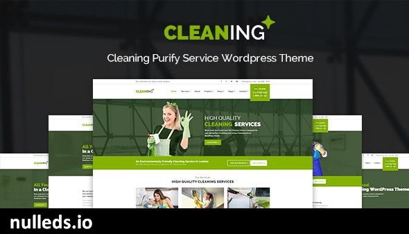 Cleaning - Purify Service WordPress Theme