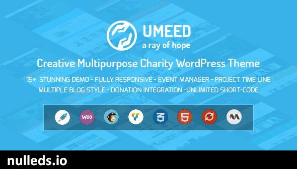 Umeed Charity WordPress Theme For Fundraising