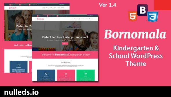 Bornomala - Kindergarten & School WordPress Theme