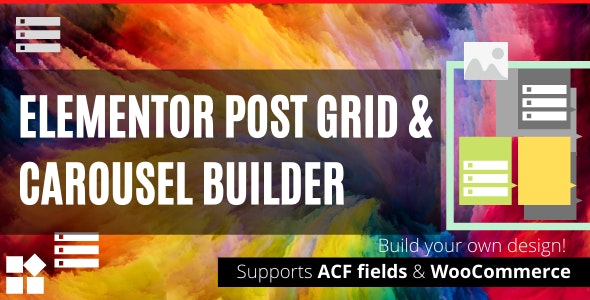 v1.0 Elementor Post Grid & Carousel Builder