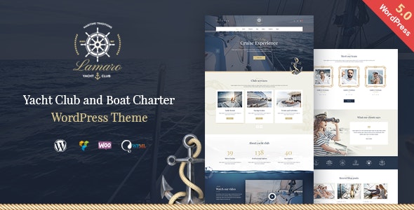 v1.2.5 Lamaro - Yacht Club and Rental Boat Service WordPress Theme