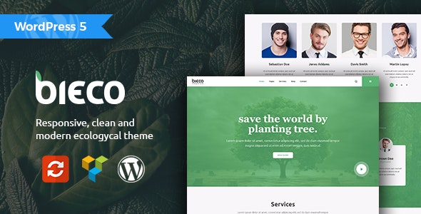 Bieco - Environment & Ecology WordPress Theme