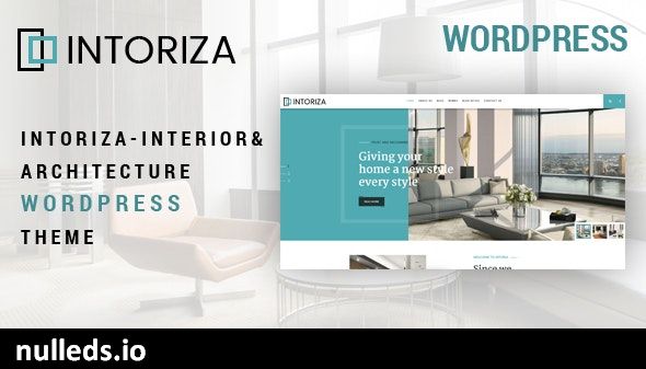 Intoriza - Interior Architecture WordPress Theme