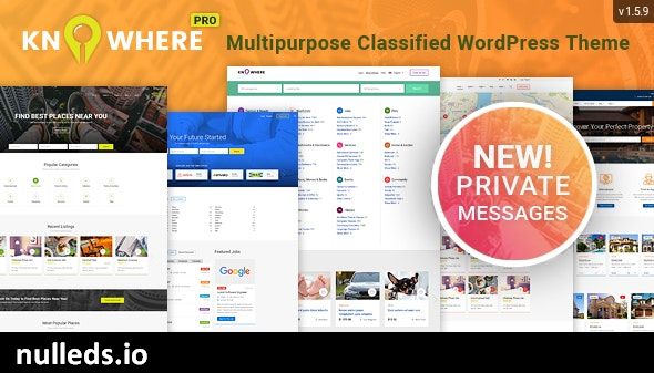 Knowhere Pro - Multipurpose Classified Directory WordPress Theme