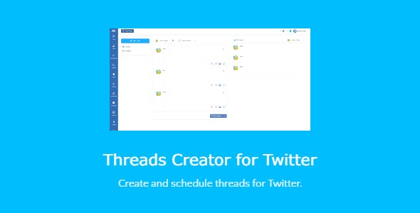 Threads Creator for Twitter - script with SAAS support