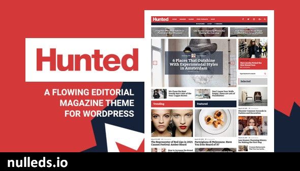 Hunted - A Flowing Editorial Magazine Theme