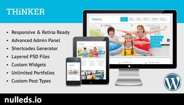 Thinker - Retina Responsive Multipurpose WP Theme