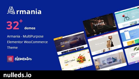 Armania - Fashion, Furniture, Organic, Food Multipurpose Elementor WooCommerce Theme (RTL Supported)