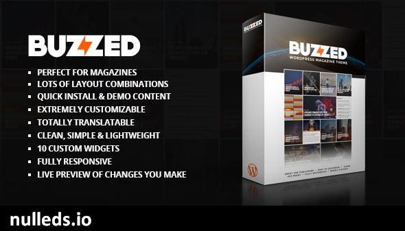 Buzzed Magazine Theme