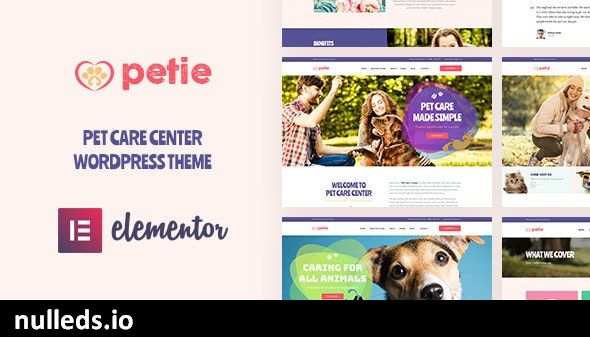 Petie - Pet Care Center & Veterinary WordPress Theme