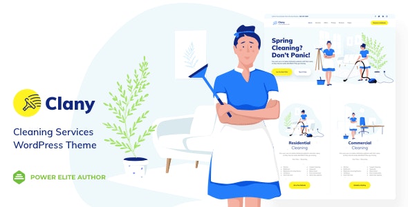 Cleany - Cleaning Services Company WordPress Theme