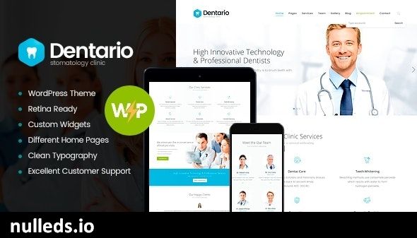 Dentario | Dentist, Medical & Healthcare WordPress Theme + RTL