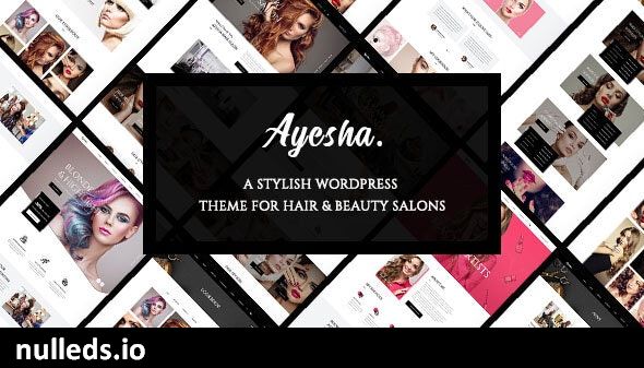 Ayesha - Hairdressers and Beauty Salons WordPress Theme